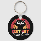 キャッ最高のトママエバーレトロヴィンテージレインボーフォレスト キーホルダー (正面)