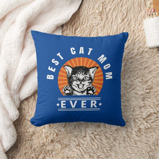 キャッ最高のトママエバーヴィンテージ日が差すことクッション クッション (ブランケット)