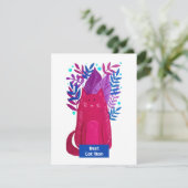 キャッ最高のトママキャット&ブランチイラストレーション シーズンカード (スタンド正面)