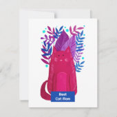 キャッ最高のトママキャット&ブランチイラストレーション シーズンカード (正面)