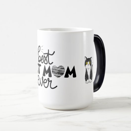 キャッ最高のトママ魔法マグ モーフィングマグカップ (正面右)