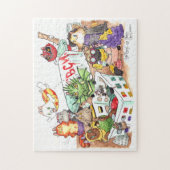 キャッ最高のトレスリング!BCW!BCW! ジグソーパズル (縦)