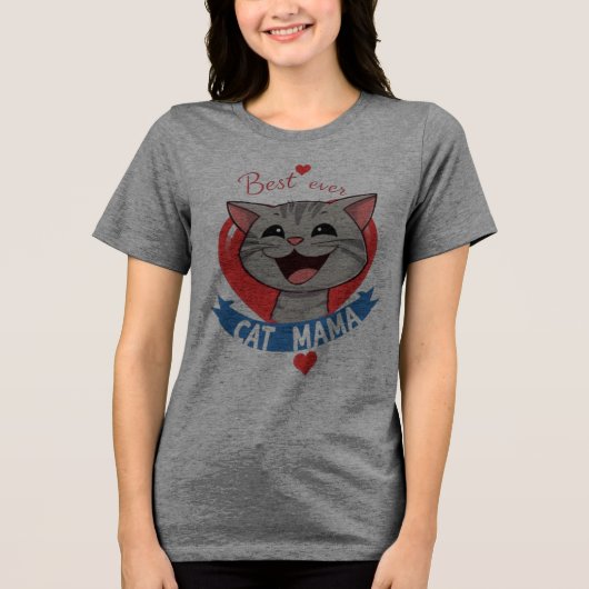 キャッ最高のト・ママ トライブレンドTシャツ (正面)
