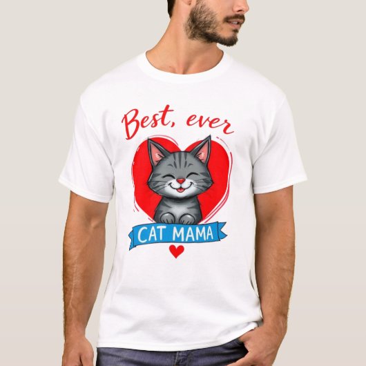 キャッ最高のト・ママ Tシャツ (正面)