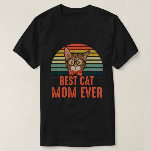 キャッ最高のトMOMエバーレトロヴィンテージ Tシャツ (デザイン正面)