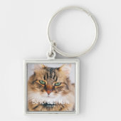 キャッ最高のトMom写真名Keychain キーホルダー (正面)