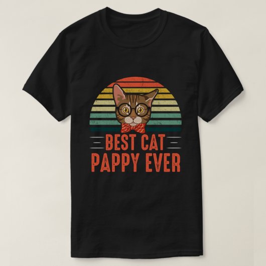 キャッ最高のトPAPPYエバーレトロヴィンテージ Tシャツ (デザイン正面)