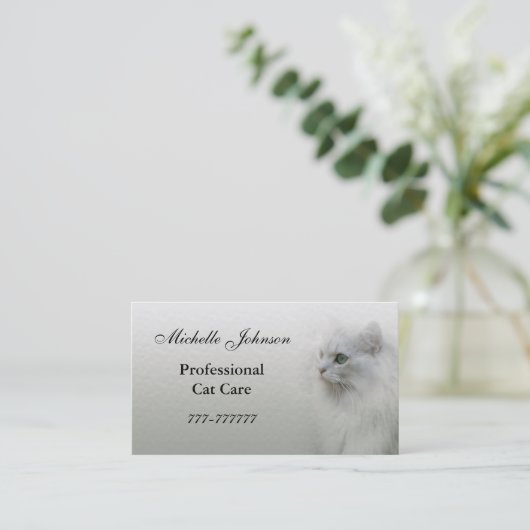 キャッ気にク名刺 名刺 (スタンド正面)