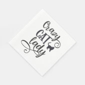 キャッ熱狂するグリー スタンダードランチョンナプキン (角)