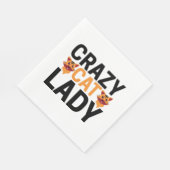 キャッ熱狂するグリー スタンダードランチョンナプキン (角)