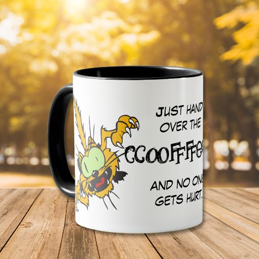 キャッ熱狂するトデマンドコーヒー マグカップ