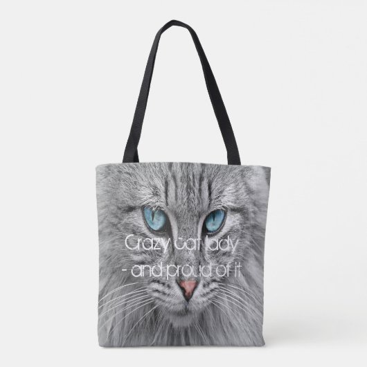 キャッ熱狂するトレディカスタムファミリーのペット写真トートバッグ トートバッグ (裏面)