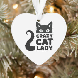 キャッ熱狂するトレディハートホリデーオーナメント オーナメント