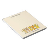 キャッ熱狂するトレディパーソナライズされた ノートパッド (アングル)