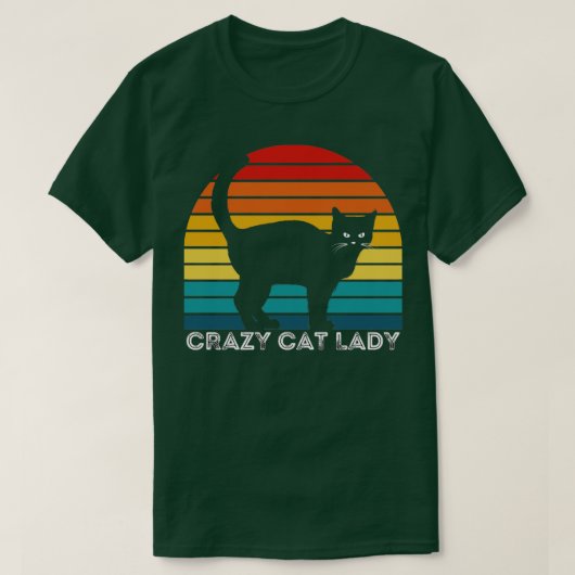 キャッ熱狂するトレディーキャットマーチデザイン Tシャツ (デザイン正面)