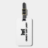 キャッ熱狂するトレディーラゲッジタグ ラゲッジタグ (正面縦)