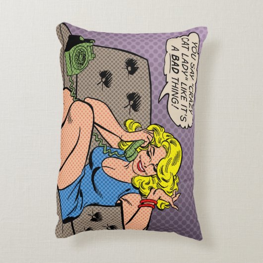 キャッ熱狂するトレディ装飾用クッション アクセントクッション (裏面(縦))