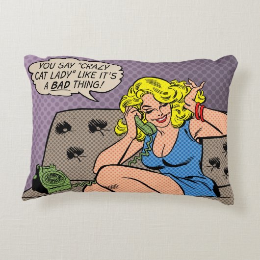 キャッ熱狂するトレディ装飾用クッション アクセントクッション (裏面)