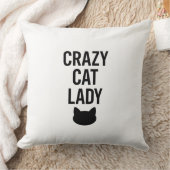 キャッ熱狂するトレディ – おもしろい猫好き クッション (ブランケット)