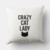 キャッ熱狂するトレディ – おもしろい猫好き クッション (裏面)
