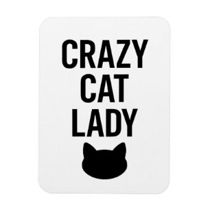 キャッ熱狂するトレディ – おもしろい猫好き マグネット
