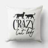 キャッ熱狂するトレディ クッション (正面)