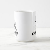 キャッ熱狂するトレディ コーヒーマグカップ (中央)