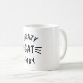 キャッ熱狂するトレディ コーヒーマグカップ (正面右)