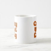 キャッ熱狂するトレディ コーヒーマグカップ (中央)