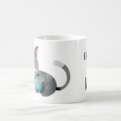 キャッ熱狂するトレディ コーヒーマグカップ (中央)