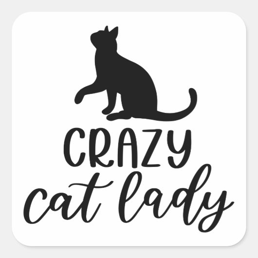 キャッ熱狂するトレディ スクエアシール (正面)