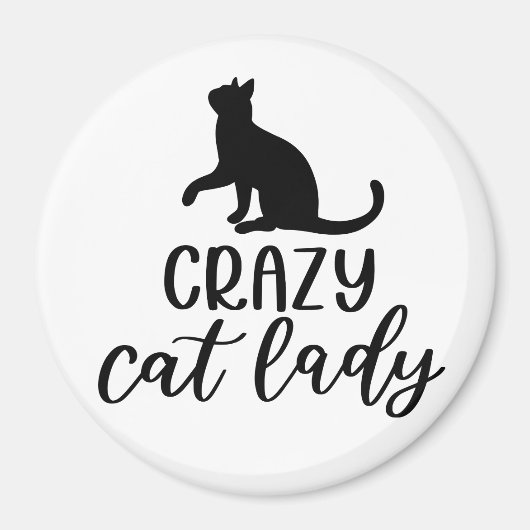 キャッ熱狂するトレディ マグネット (正面)