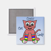 キャッ熱狂するトレディ マグネット (正面/裏面)