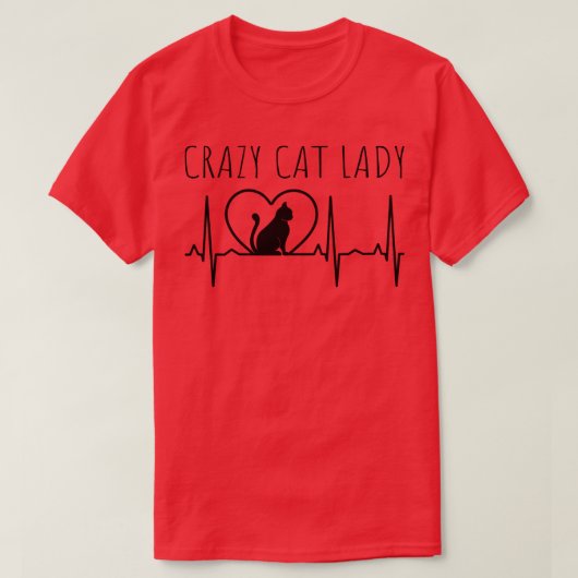 キャッ熱狂するトレディ Tシャツ (デザイン正面)