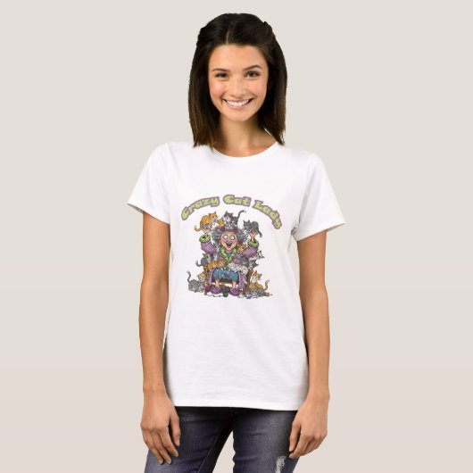 キャッ熱狂するトレディTシャツ Tシャツ (正面フル)