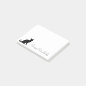 キャッ熱狂するト・レディ・ポスト®ノート | black kitten ポストイット (アングル)