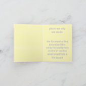 キャッ独身のク誕生日グリーティングカード カード (内部)