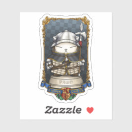 キャッ王室のトチェスのポーン シール