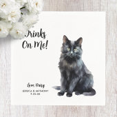 キャッ結婚トカクテル スタンダードカクテルナプキン