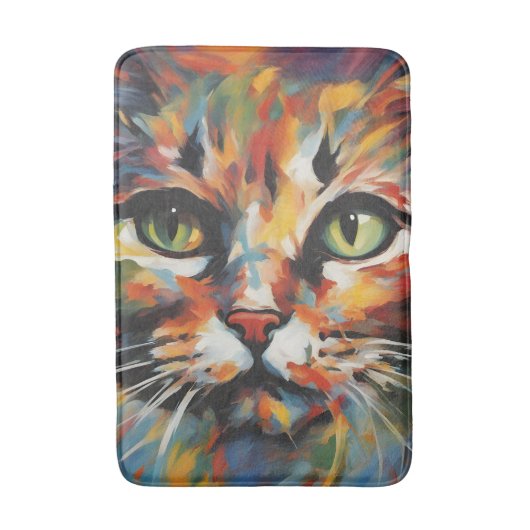 キャッ絵画ト バスマット (正面縦)