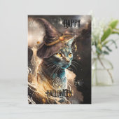 キャッ芸術的トハロウィーンホリデーカード シーズンカード (スタンド正面)