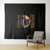 キャッ親愛トカルマお前の仲間のリストが恋しく思ある タペストリー (インサイチュ(横))