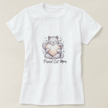 キャッ誇りを持ったトママハートハグTシャツ
