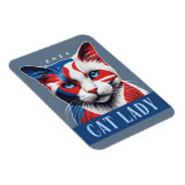 キャッ誇りを持ったト・レディ民主党議員2024年米国選挙 マグネット (右側)