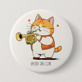 キャッ遊ク・ザ・トランペット 缶バッジ