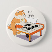 キャッ遊ク・ザ・ピアノ 缶バッジ (正面)