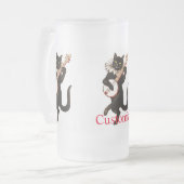 キャッ遊ツバンジョサンダー_コーブ フロストグラスビールジョッキ (正面左)