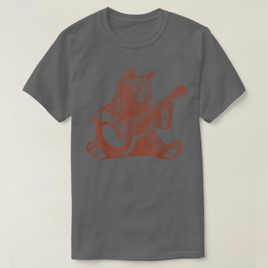 キャッ遊トギター Tシャツ (デザイン正面)