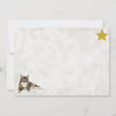 キャッ間抜けトポーズ – Annie's Flat Greeting Card (裏面)