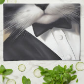 キャッ頭が切れるト キッチンタオル (折り畳み)